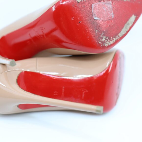 Flawless with Box, Dust bag Christian Louboutin So Kate 120mm Nude Size 41 - Picture 6 of 7